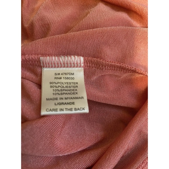 Bustier Women's Dress, XL - Dusty Pink Cedar Sleeveless - Picture 4 of 6